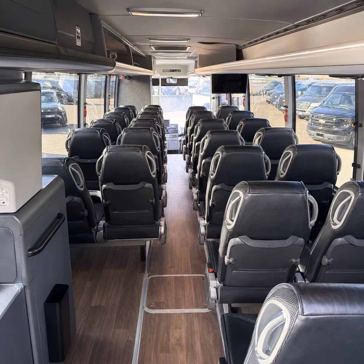 40-56 Passenger Charter Bus Inside