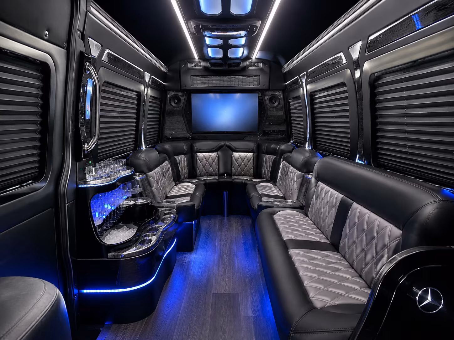 Fontana Airport Shuttle & Transportation party bus exterior