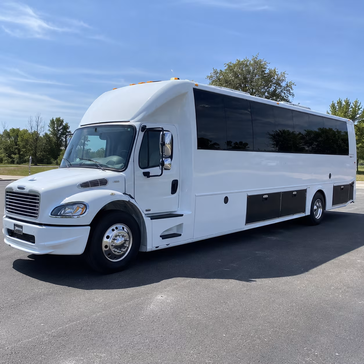 Fontana Concert & Music Festival Transportation party bus exterior