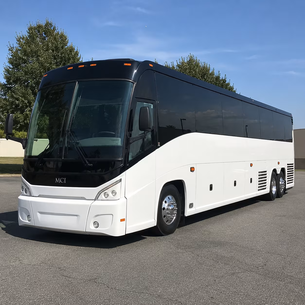 Fontana Corporate Transportation party bus exterior
