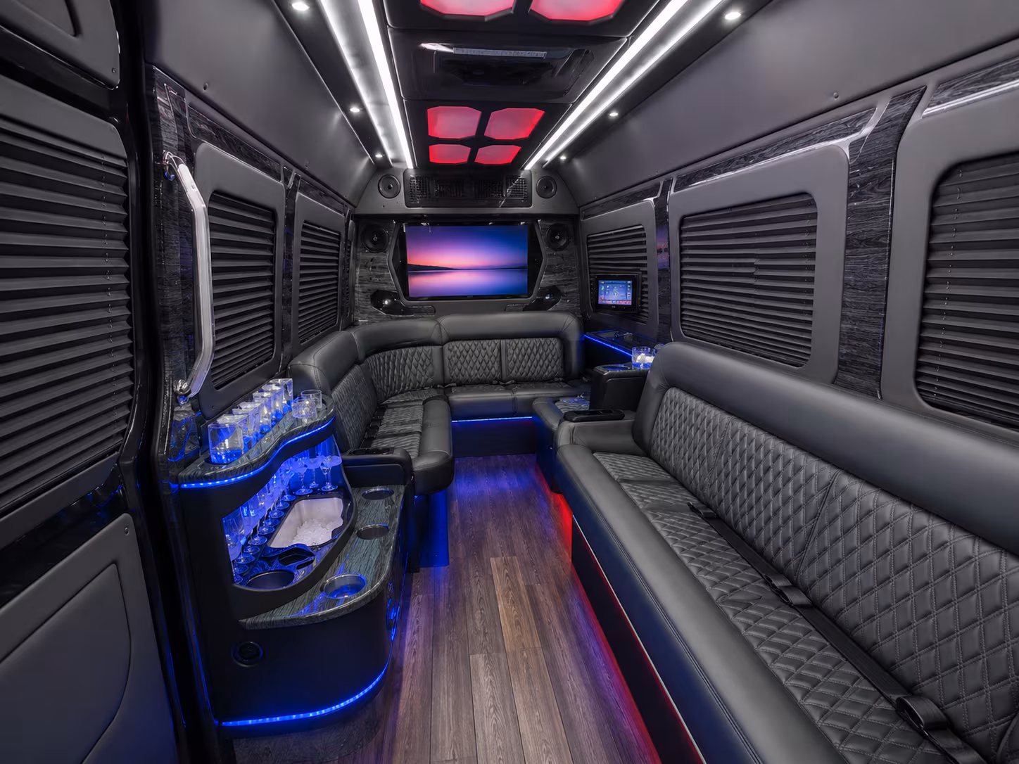 Fontana Corporate Transportation onboard seating