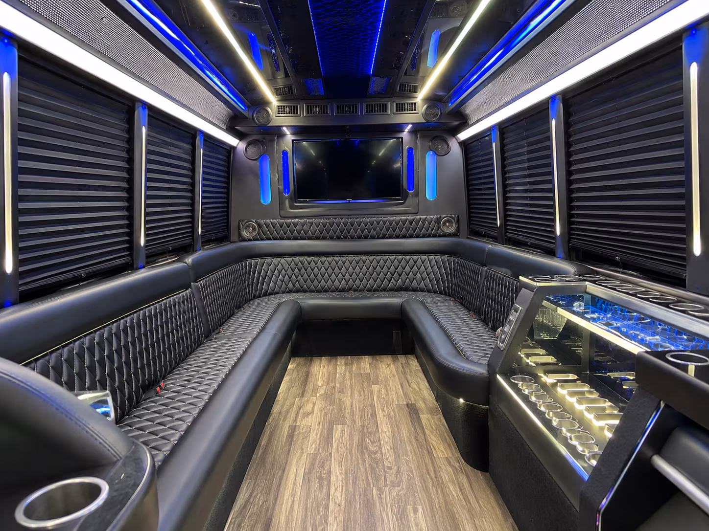 Fontana Prom & Homecoming Transportation onboard seating