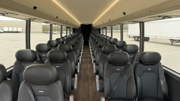 Interior of Charter Bus Company Fontana's 28 Passenger Minibus in Fontana