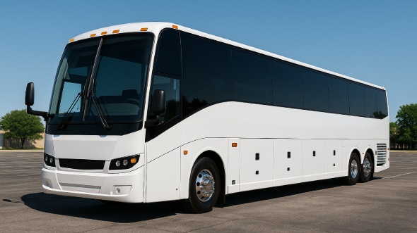 Exterior of Charter Bus Company Fontana's 45 Passenger Charter Bus in Fontana