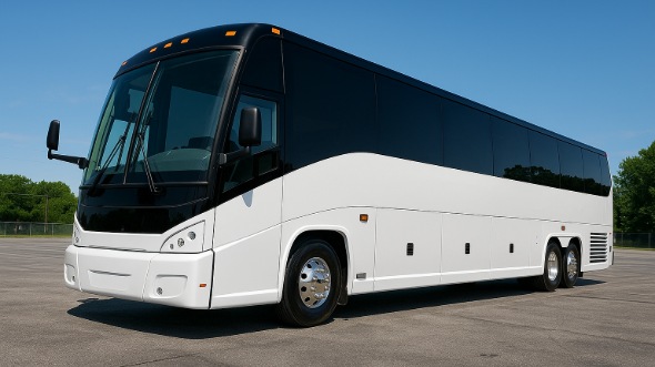 Exterior of Charter Bus Company Fontana's ADA Charter Bus in Fontana